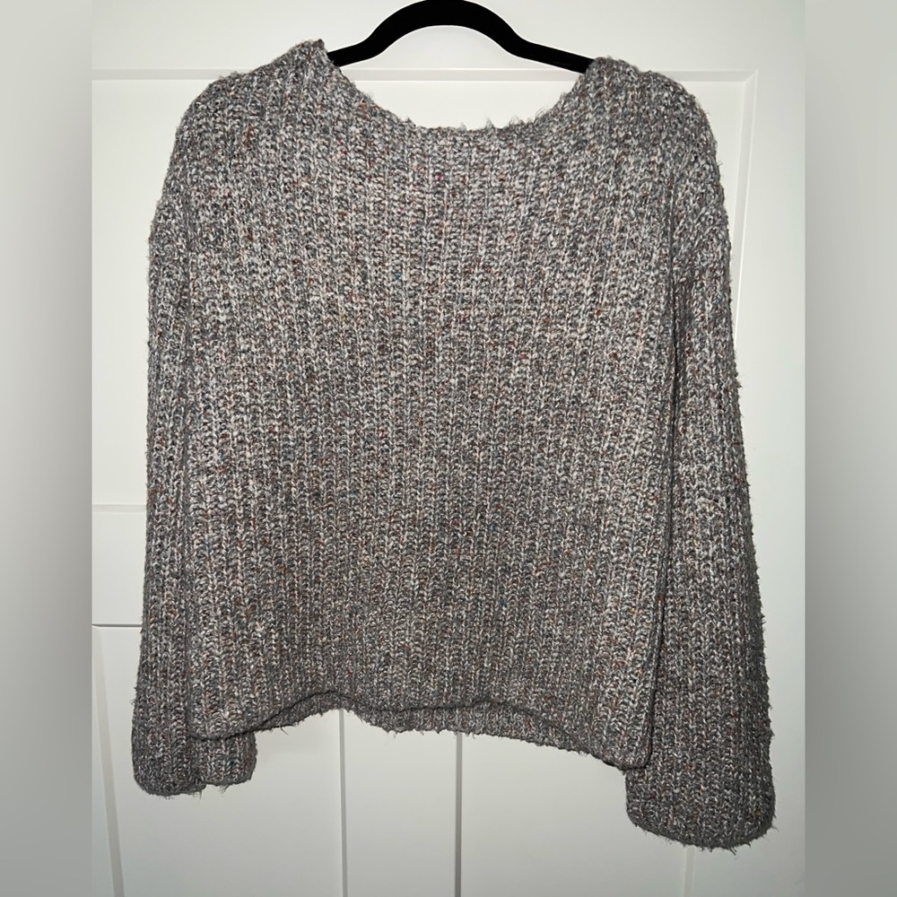 LOFT Textured Gray Women's Sweater